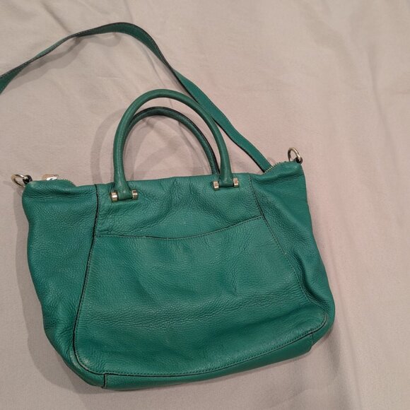 Michael Kors Signature Logo cross body leather shoulder bag Y2K 2000s - Picture 5 of 9